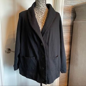 Shawl Collar Fleece Blazer